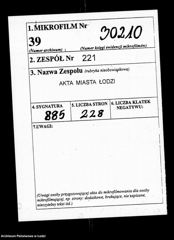 Obraz 2 z jednostki "Akta tyczące się świadectw przesiedleńczych"