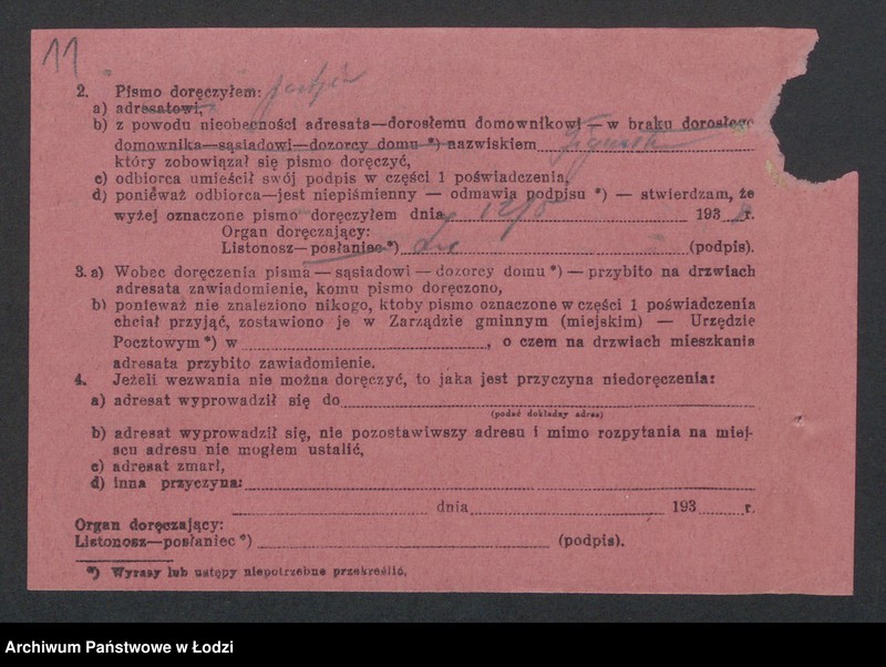 Obraz 13 z jednostki "Zakłady Handlowo-Przemysłowe Włókno Zgierskie wł. Leon Blanstein- sprzedaż surowców włókienniczych i wyrób przędzy w Zgierzu"