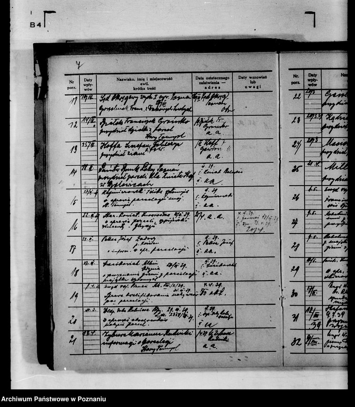 Obraz 11 z jednostki "Spis spraw znak,,R