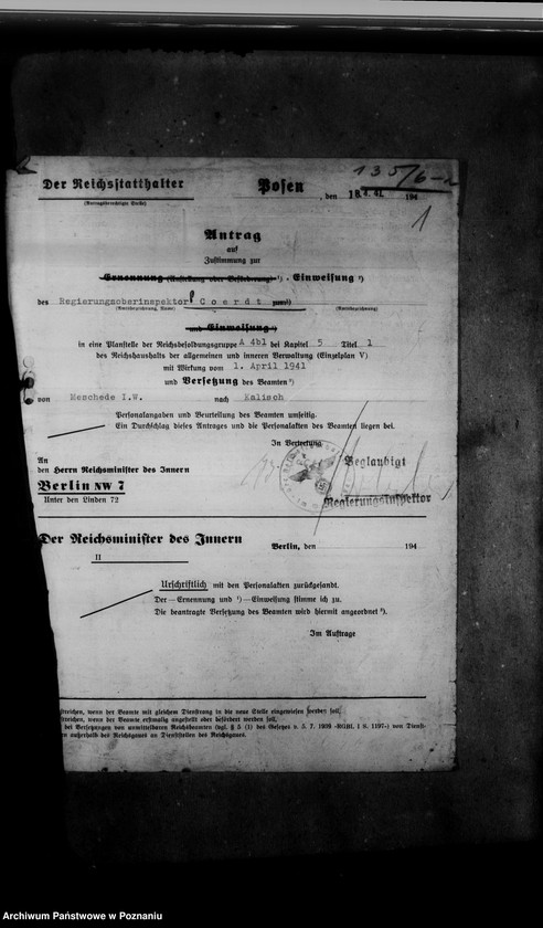 Obraz 5 z jednostki "Abordnung von Beamten"