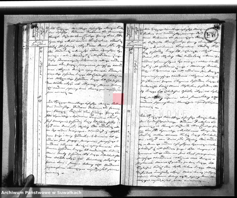 image.from.unit.number "Akta urzędnika stanu cywilnego parafij sereyskiey urodzonych od 1-go stycznia 1816 aż do ostatniego grudnia"