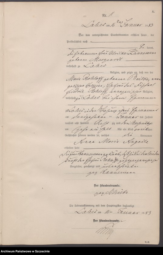 Obraz 15 z jednostki "Geburts-Register (Neben-Register)"