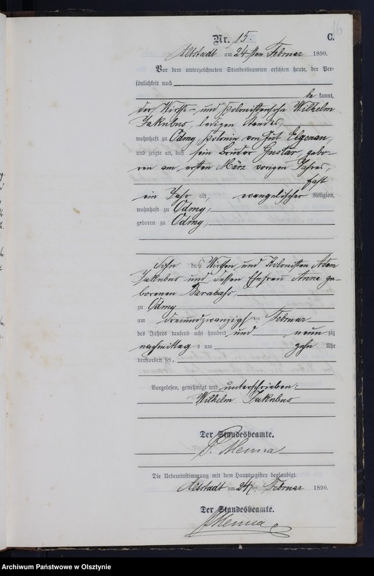 image.from.unit.number "Sterbe-Neben-Register Nr 1 - 74"