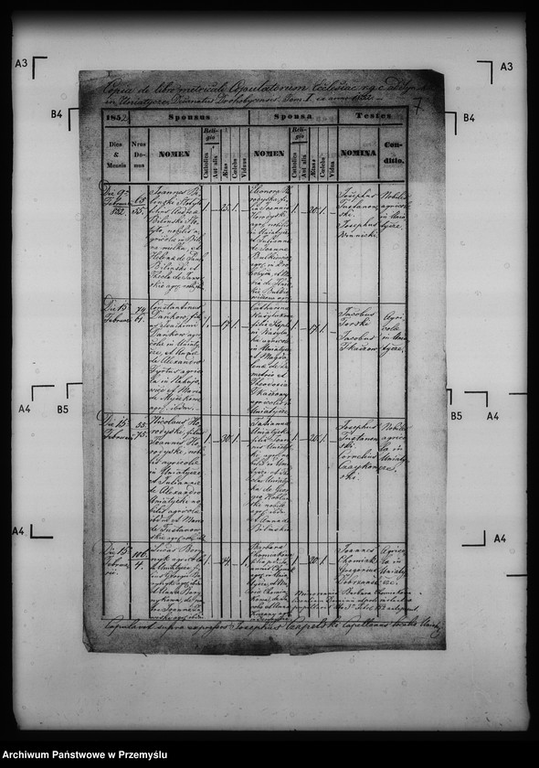 Obraz 11 z jednostki "[Kopie ksiąg metrykalnych parafii Uniatycze (dekanat Drohobycz)]"