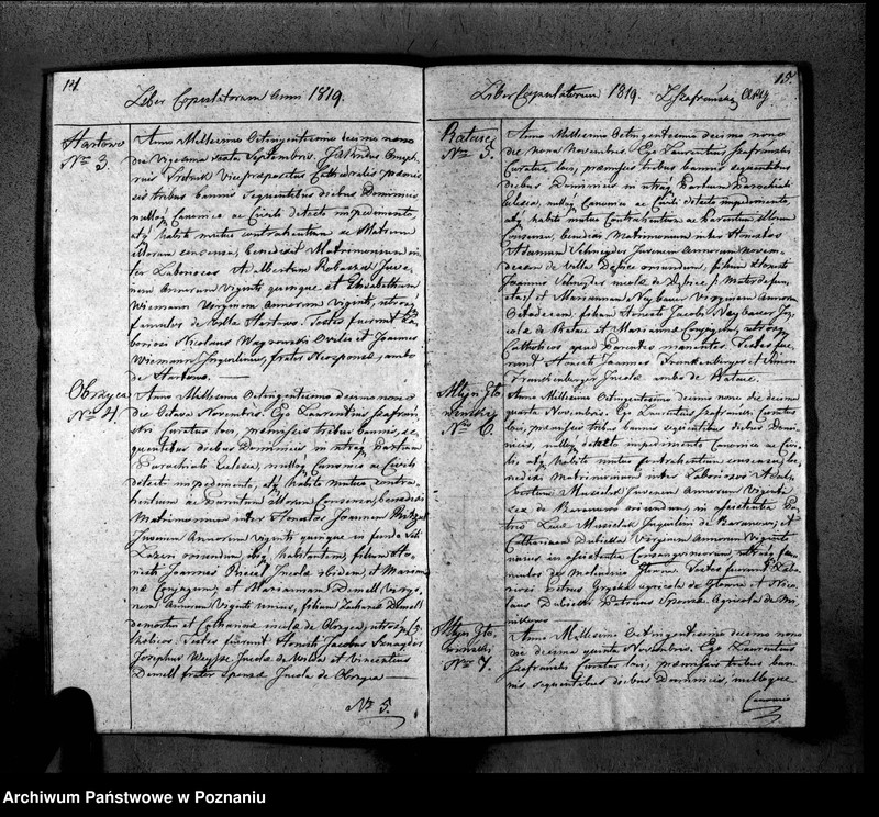 Obraz 11 z jednostki "Duplikat libri baptisatorum, copulatorum, mortuorum"