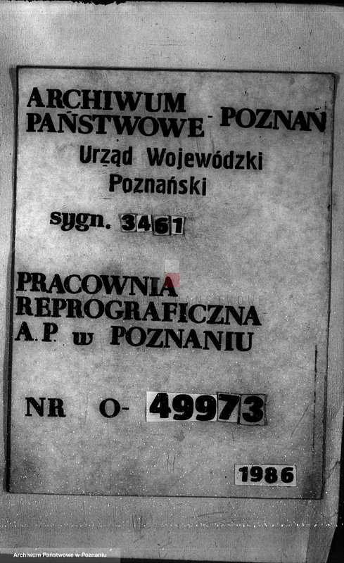 Obraz 1 z jednostki "Sprawa zmiany rodzaju użytkowania 14,42 ha gruntów leśnych w majątku Zalesie powiatu słupeckiego i zatwierdzenie planu gospodarczego"