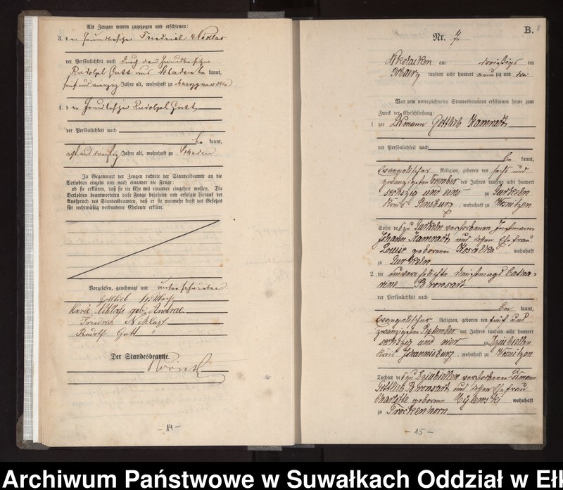 image.from.unit.number "Heiraths-Haupt-Register des Königlichen Preussischen Standes-Amtes Nikolaiken Kreis Sensburg"
