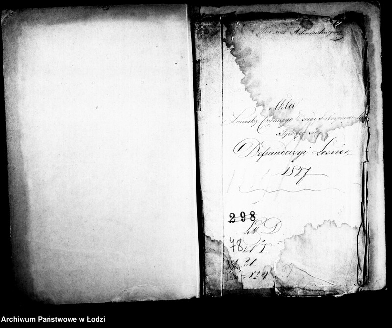 Obraz 5 z jednostki "Akta ławnika czynnego osady fabrycznej Łódka tyczące się defraudacji leśnych"