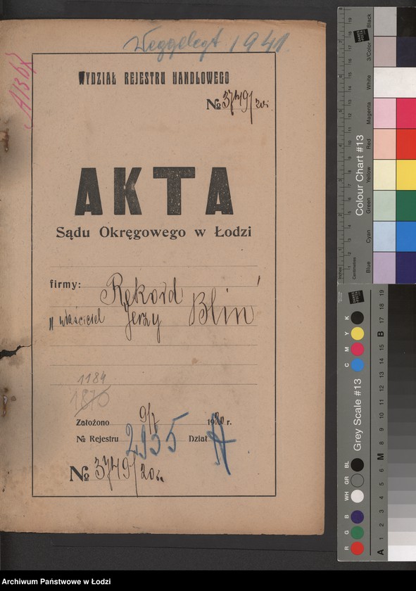 Obraz 2 z jednostki "„Rekord” – właściciel Jerzy Blin – dom handlowo – komisowy"