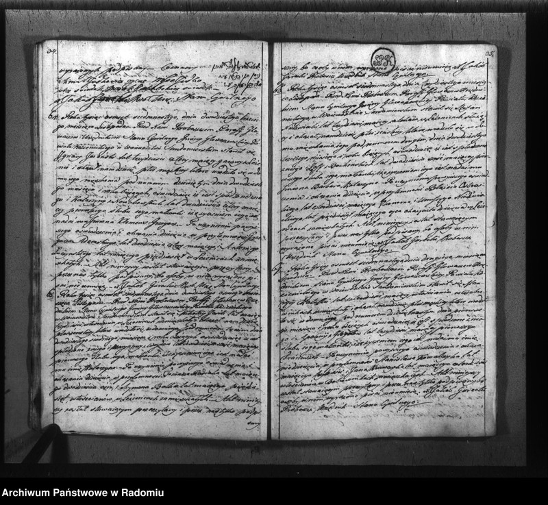 image.from.unit.number "Księga urzędnika stanu cywilnego gminy Głowaczowskiey z roku 1817"