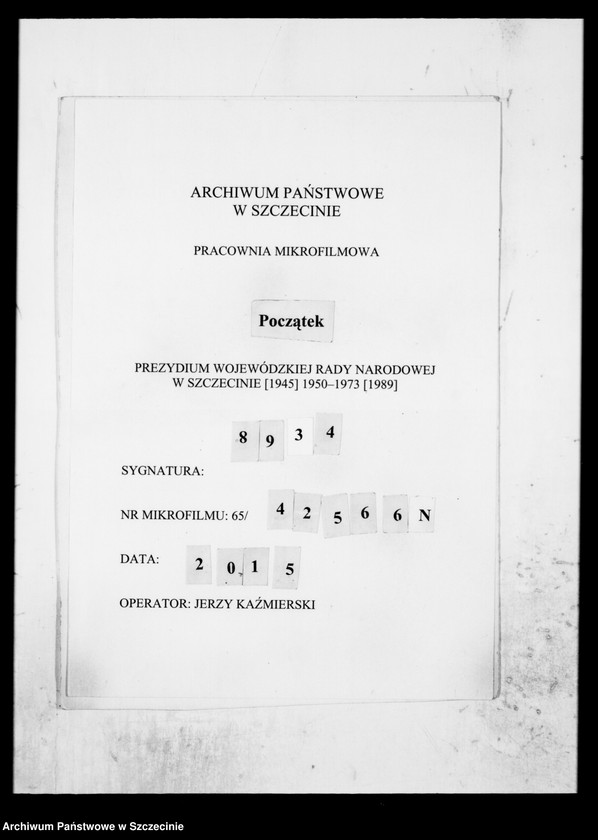 Obraz 1 z jednostki "Informacja dotycząca umocnienia rolniczych spółdzielni produkcyjnych w województwie szczecińskim"