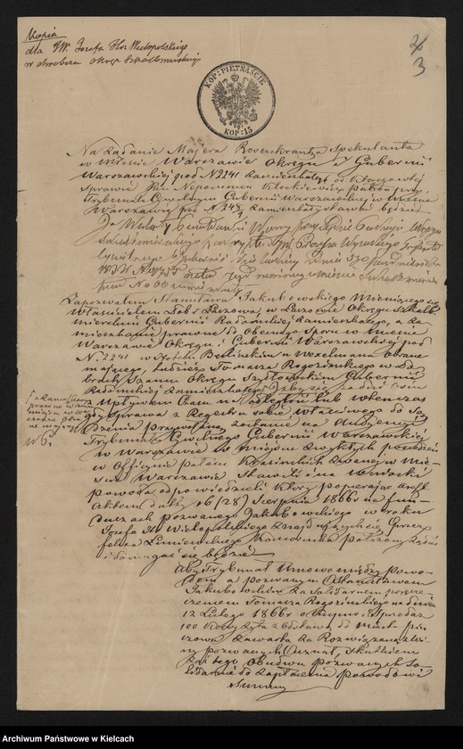 image.from.unit.number "Wiśniowa. Kupno tychże dóbr"
