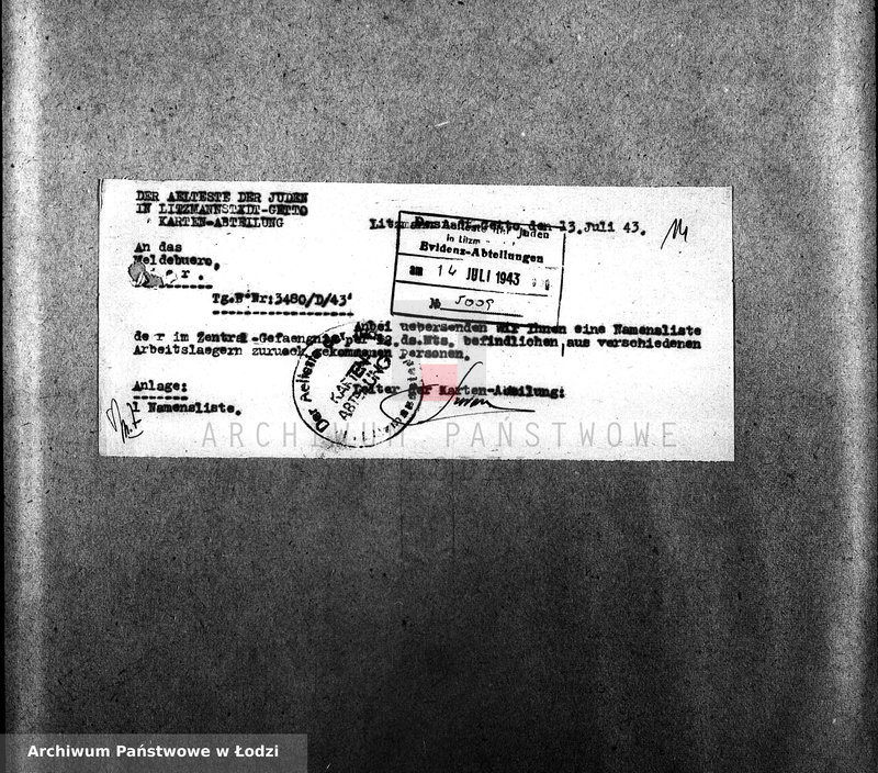 Obraz 17 z jednostki "[Korespondencja z Wydziałem Talonów, informacje o przesłanych talonach, informacje o konsumentach]"