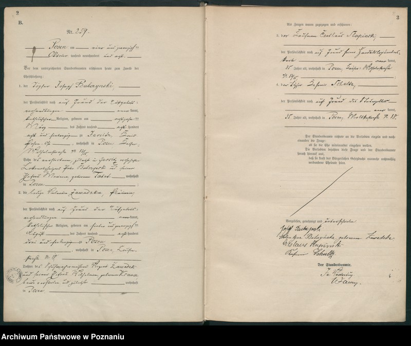 Obraz 4 z jednostki "Księga miejscowa małżeństw tom II [Rejestr główny małżeństw]"