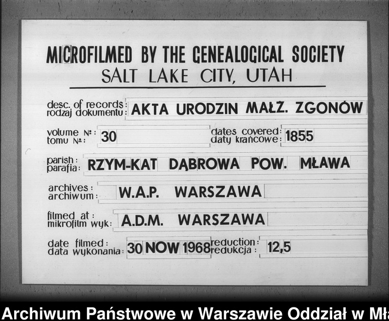 image.from.unit.number "Akta urodzeń, małżeństw i zgonów"