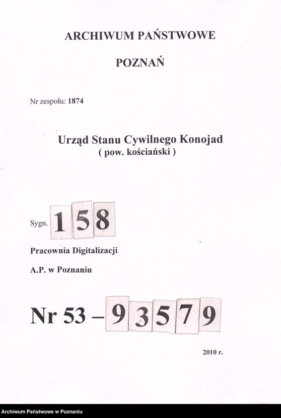 Obraz 1 z jednostki "Alfabetyczny spis nazwisk do rejestrów ślubu"