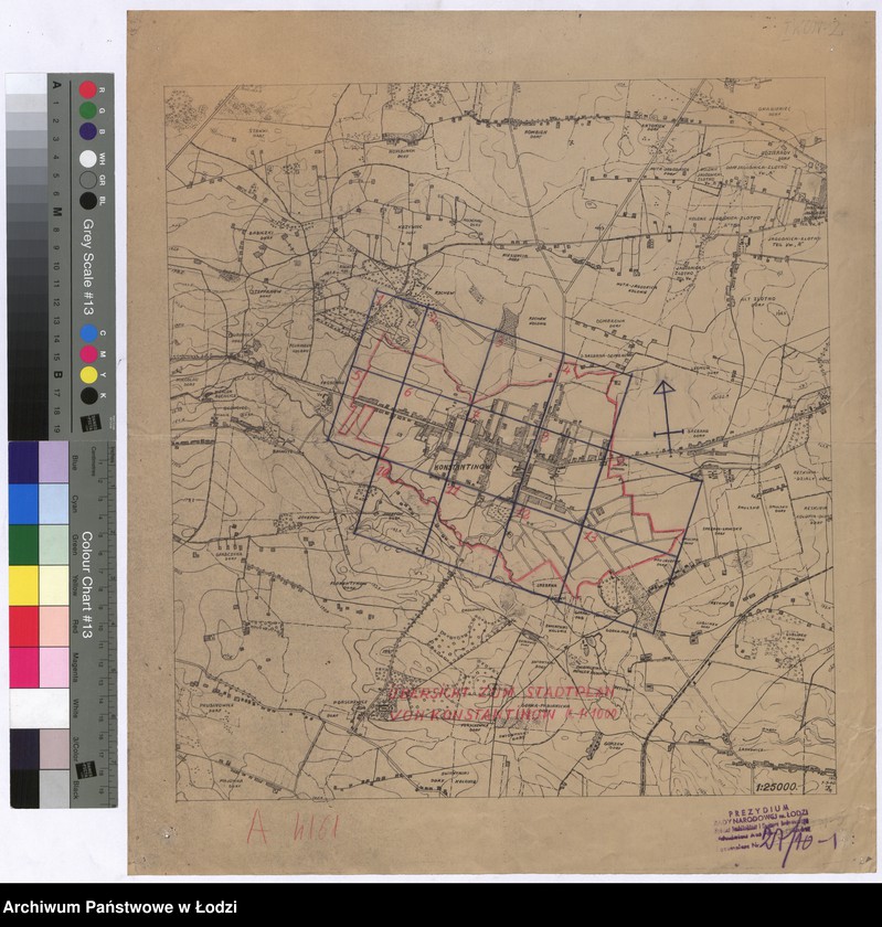 Obraz 1 z jednostki "Plan miasta Konstantynowa i okolic 1:25000"