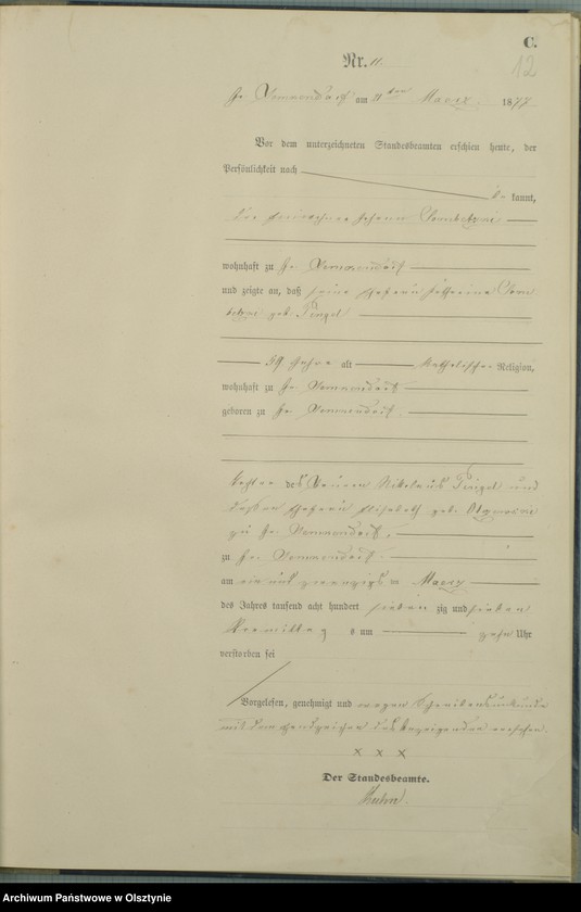 image.from.unit.number "Sterbe-Haupt-Register Nr 1 - 57"