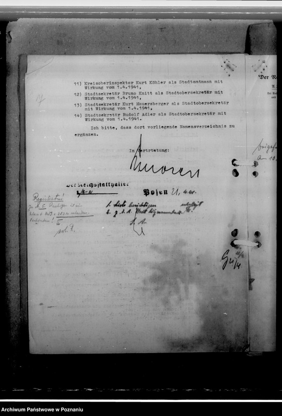 Obraz 11 z jednostki "Raebiger, Paul - komisarz obwodowy"