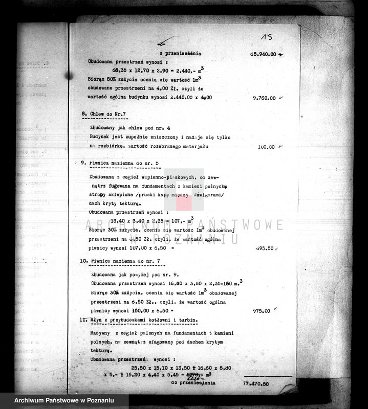 Obraz 20 z jednostki "Operat szacunkowy majątku Tur powiatu szubińskiego"