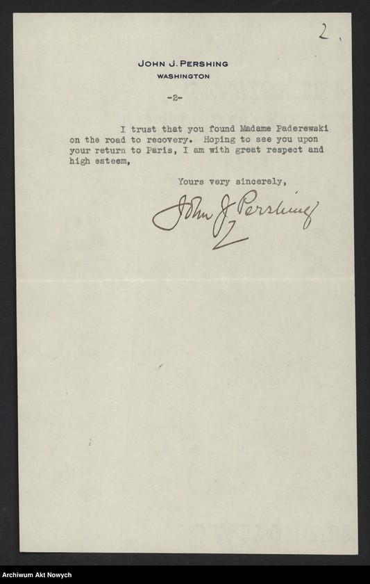 image.from.unit.number "Pershing John Joseph (generał b. dowódca American Expeditionary Force); L.1"