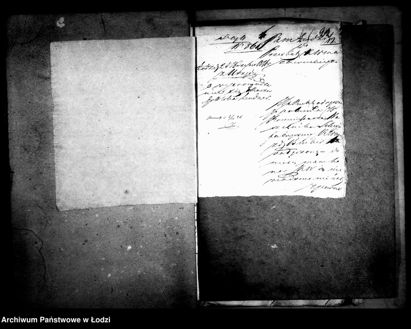 Obraz 19 z jednostki "Akta tyczące się wyprowadzania się fabrykantów"