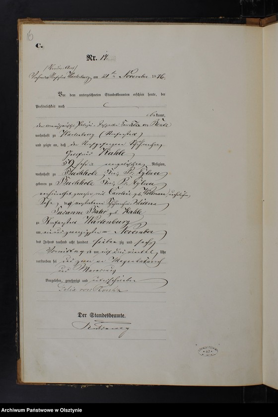 image.from.unit.number "Sterbe-Haupt-Register Nr 1 - 15"
