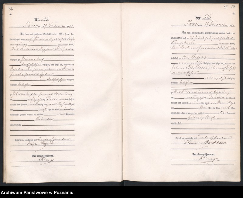 Obraz 20 z jednostki "Księga urodzeń t. II"