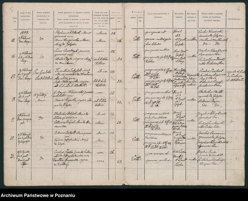 Obraz 5 z jednostki "Księga małżeństw"