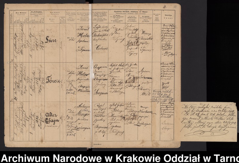 Obraz 16 z jednostki "Księga urodzeń"