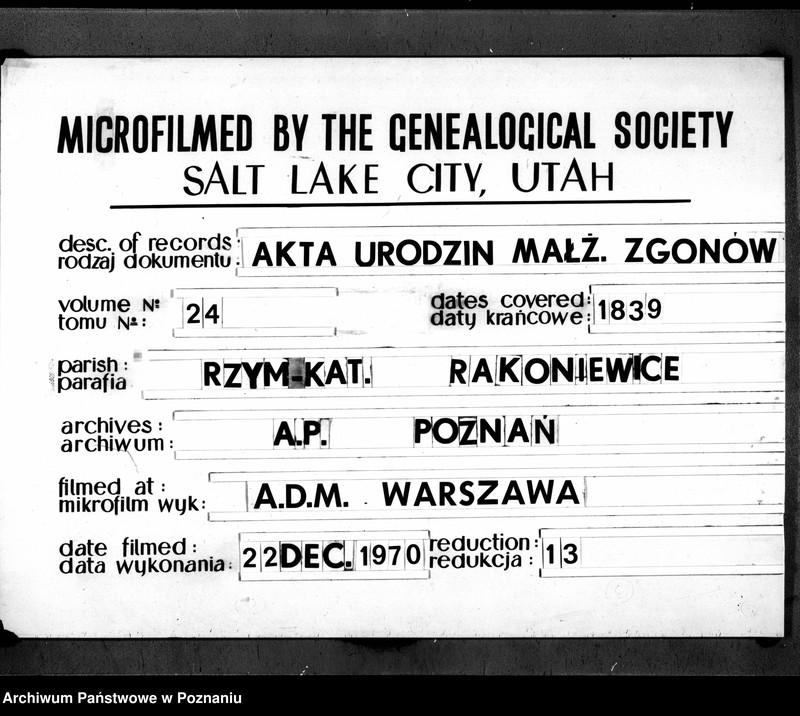 Obraz 12 z jednostki "Liber baptisatorum, copulatorum, mortuorum"