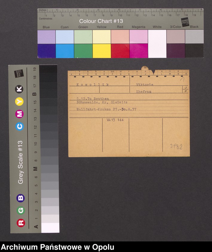 Obraz 3 z jednostki "[Kowollik Viktorie, ur. 06.12.1870 Beuthen]"