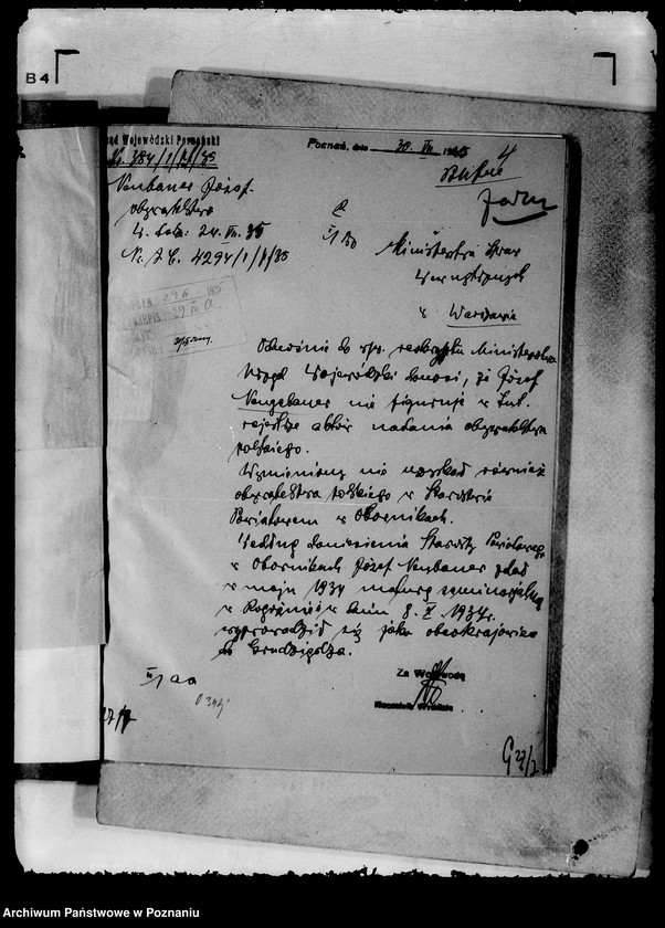 Obraz 8 z jednostki "/Sprawy obywatelstwa/"