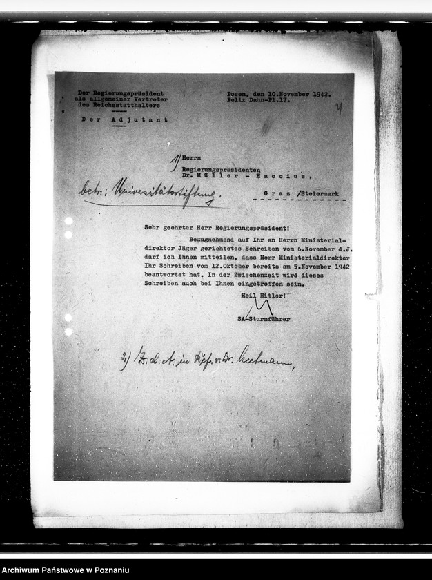 Obraz 8 z jednostki "Utworzenie wyższej szkoły w Poznaniu"