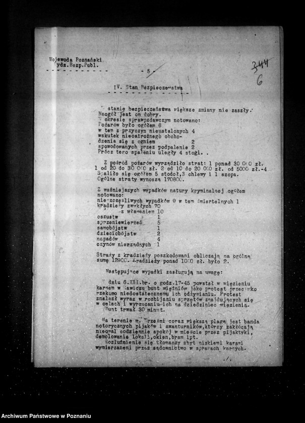 Obraz 9 z jednostki "Sprawozdania sytuacyjne tygodniowe za czas od 5 grudnia 1930 r. do dnia 1 stycznia 1931 r. /nr 58-61/"