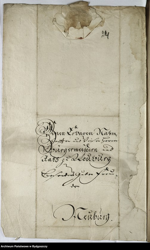 image.from.unit.number "Schriftwechsel der Stadt Neuenburg mit Danzig"
