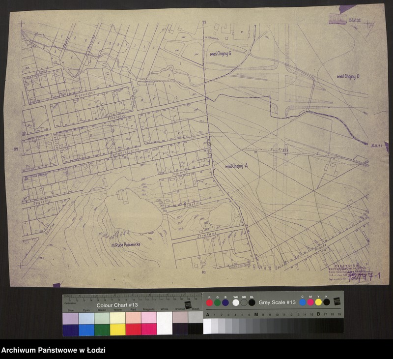 Obraz 1 z jednostki "Plan m. Łodzi 1: 2000. Sekcja SW 81"
