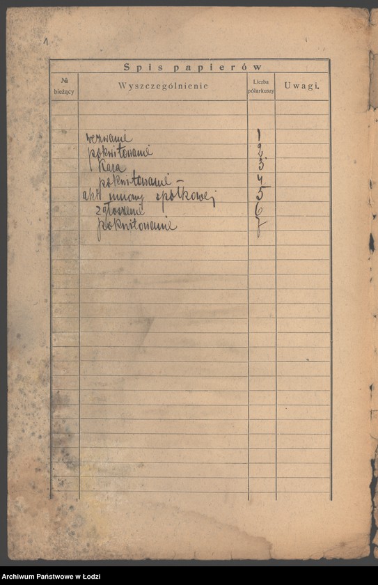 Obraz 3 z jednostki "Liberman, Warszawski i Bracia Kohn- sprzedaż przędzy bawełnianej i manufaktury"