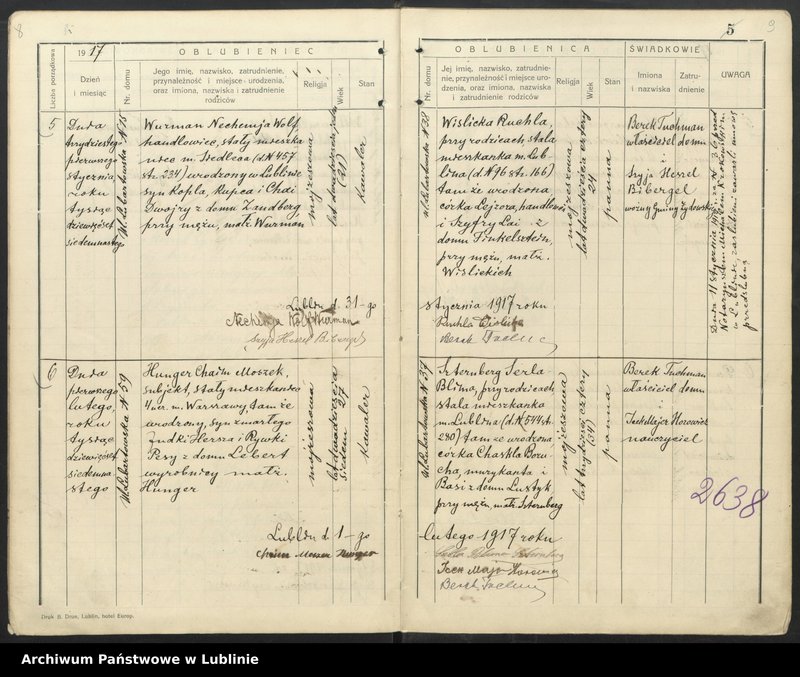 image.from.unit.number "Księga małżeństw"