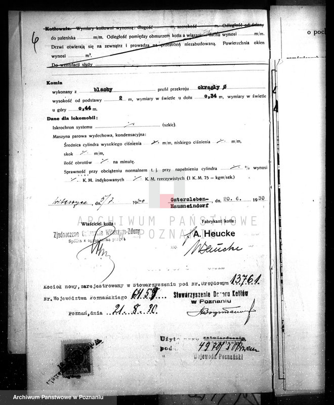 Obraz 10 z jednostki "Cukrownia Witaszyce pow. krotoszyński nr woj. kotła 6459"