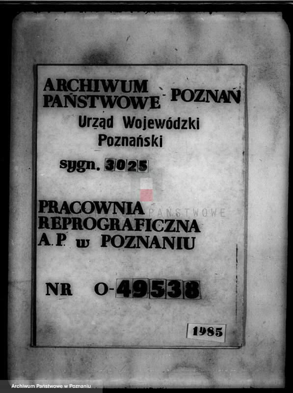 Obraz 1 z jednostki "Dodatek do ostatecznego rejestru pomiarowego obrębu Paterek-Nakło"