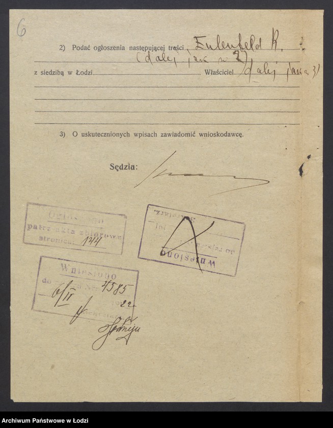 Obraz 8 z jednostki "Rudolf Eulenfeld- restauracja"