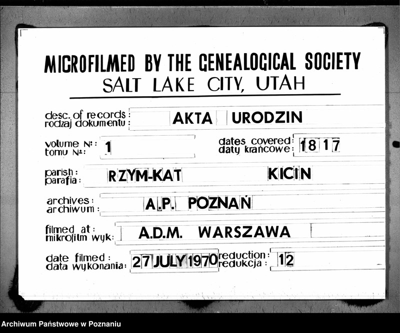 Obraz 1 z jednostki "Duplikat urodzonych"