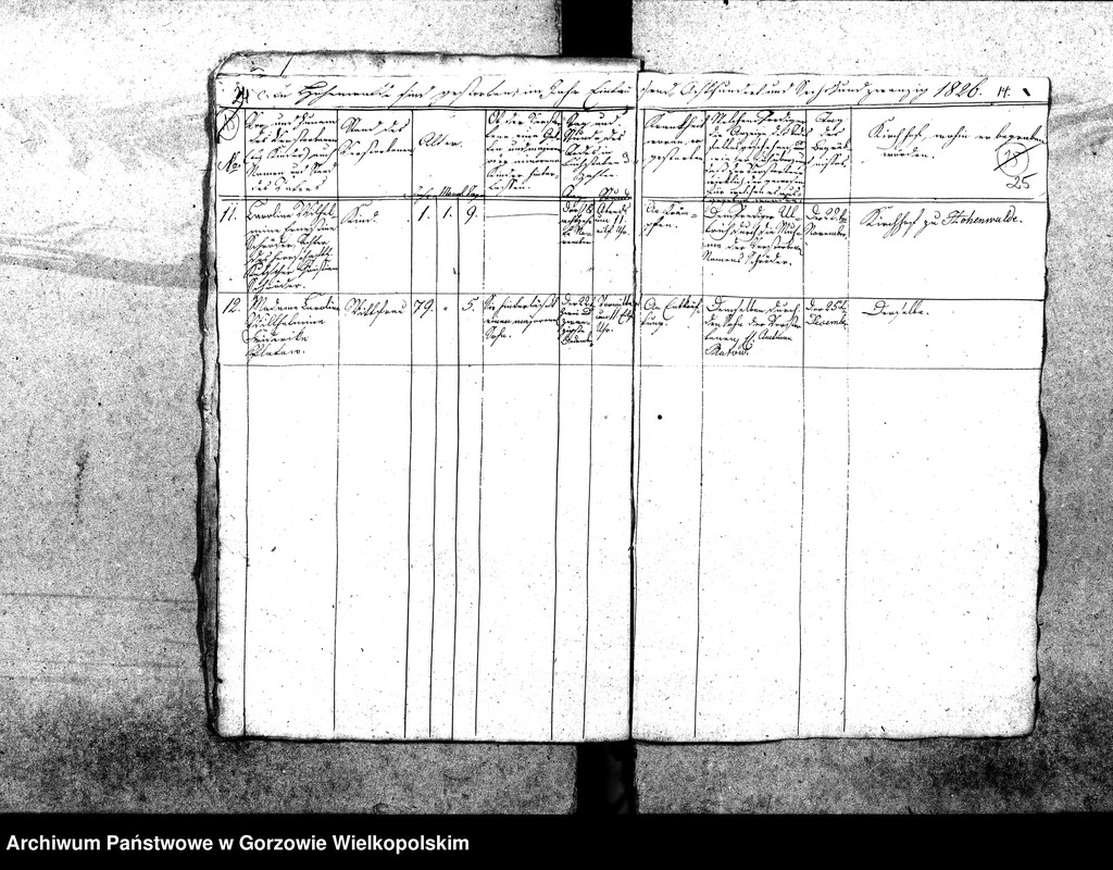 image.from.unit.number "Duplikate der Kirchenbücher von der Parochie Hohenwalde (Wysoka)"