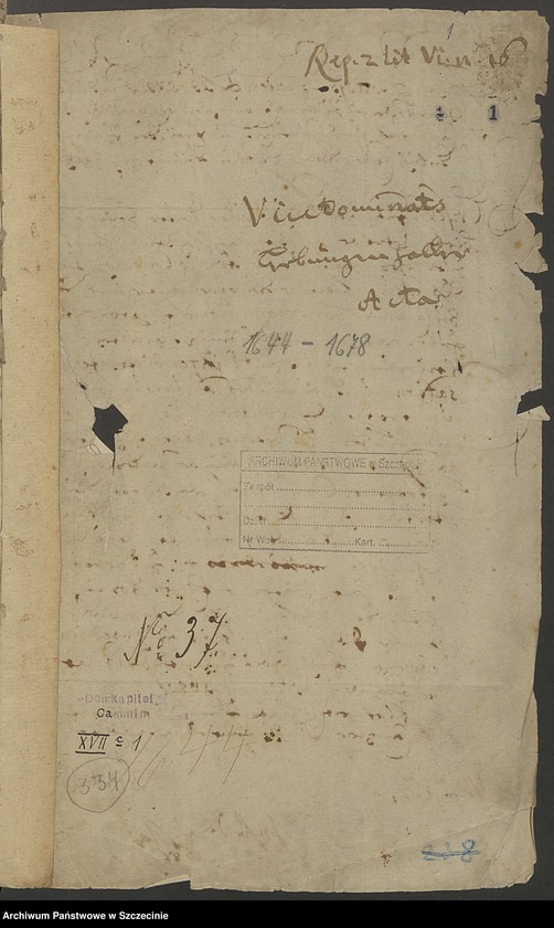 image.from.unit.number "Vizedominats-Hebungen darin Exekution in Kossin Kr. Pyritz."