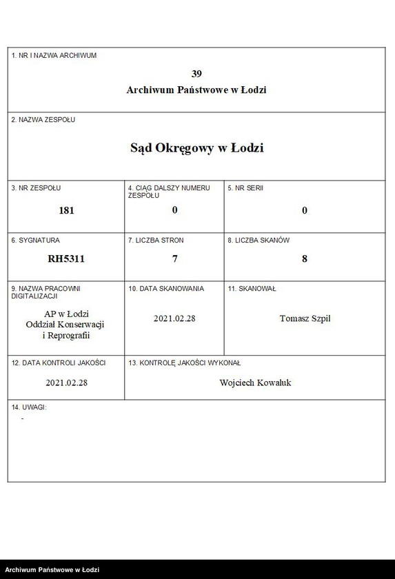 Obraz 1 z jednostki "Chil Wolf Brendzel – drobna sprzedaż delikatesów"