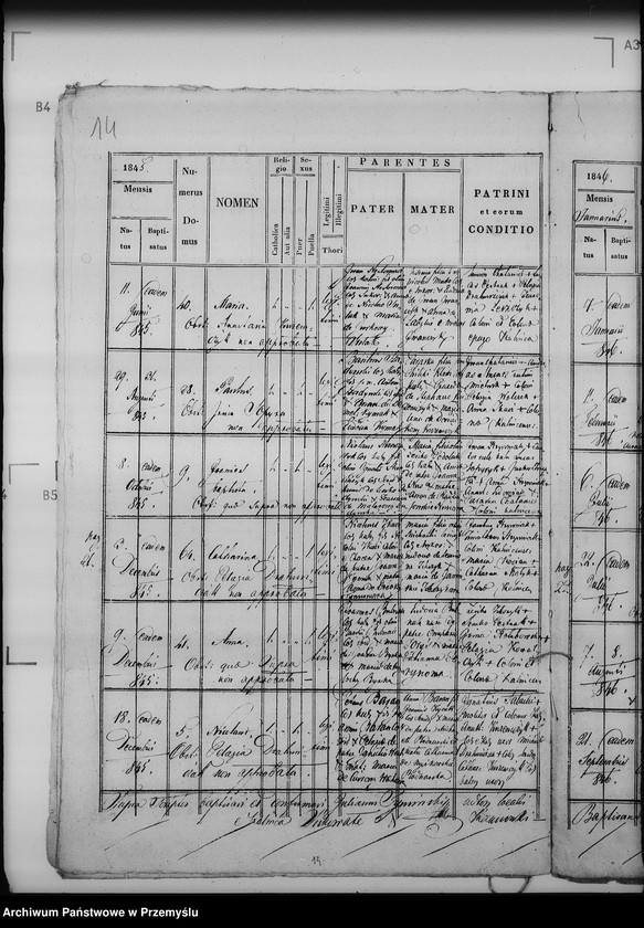 image.from.unit.number "[Kopie ksiąg metrykalnych parafii Kalnica z filiami Kamionki, Sukowate (dekanat Baligród)]"