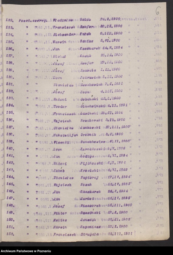 Obraz 13 z jednostki "Imienny spis powstańców frontu zachodniego."