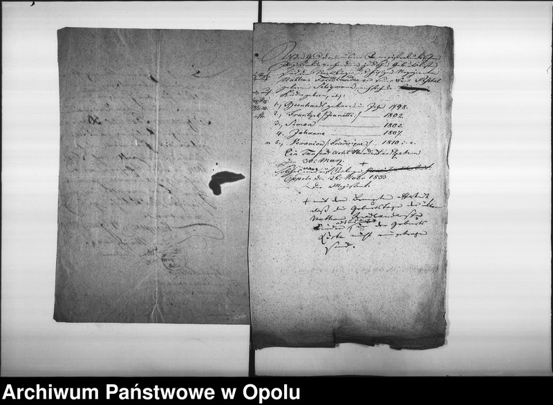 Obraz 6 z jednostki "Acta des Magistrats zu Oppeln betreffend Ertheilung von Geburts pp. Attesten für Juden"