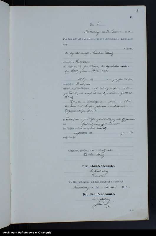 image.from.unit.number "Sterbe-Neben-Register Nr 1 - 61"